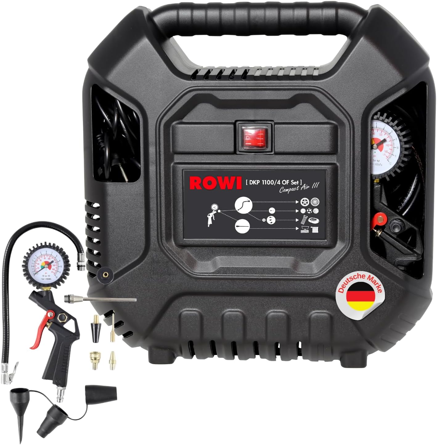 ROWI Kompressor DKP 1100/4 OF Compact Air III — Werkzeug zum Mieten in Gummersbach